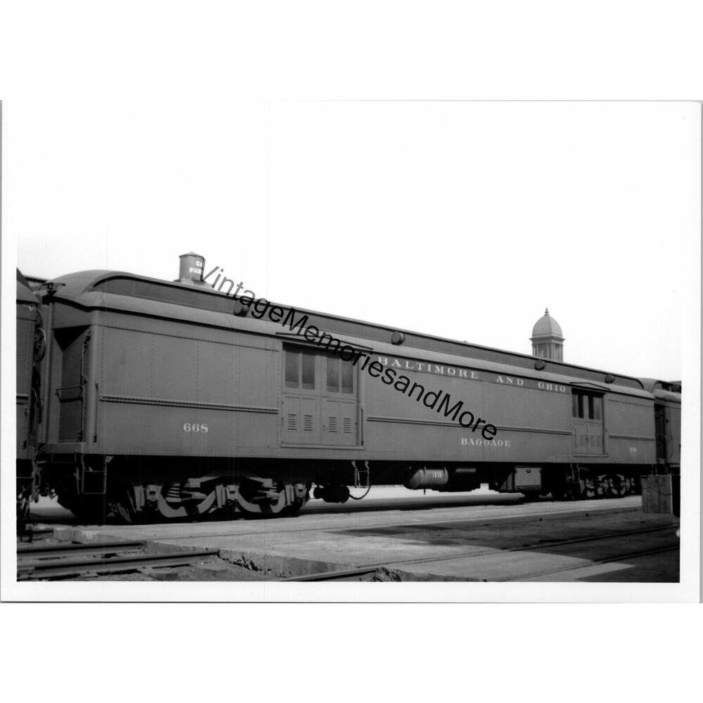 Vintage Baltimore & Ohio BO Railroad 668‎ Baggage Car T3-626